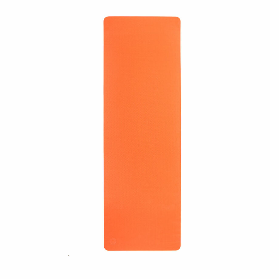 tapis de yoga lotus pro orange