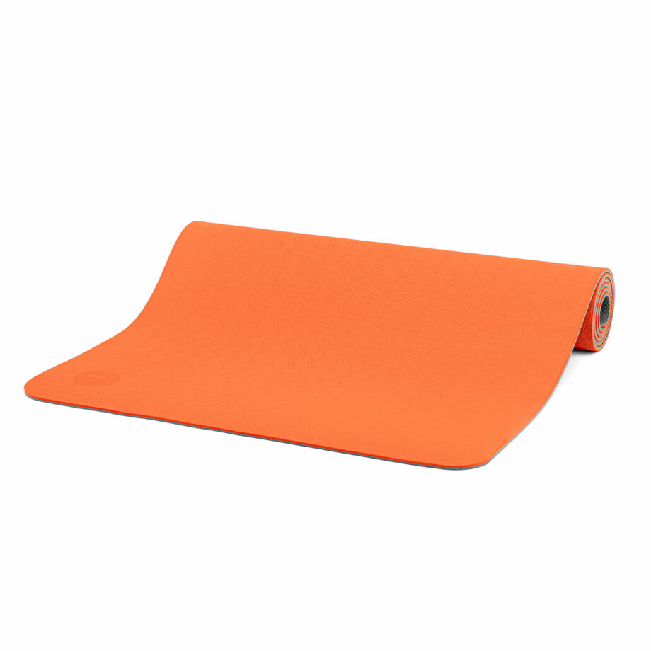 tapis de yoga lotus pro orange