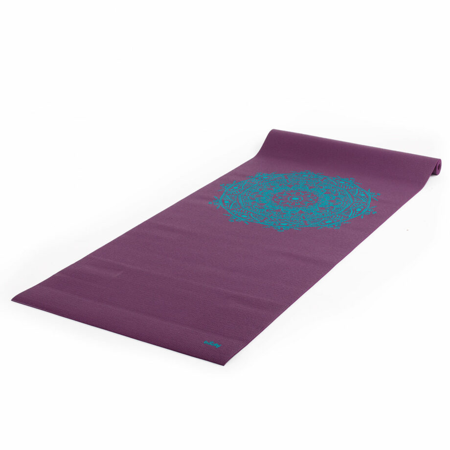 tapis de yoga mandala violet