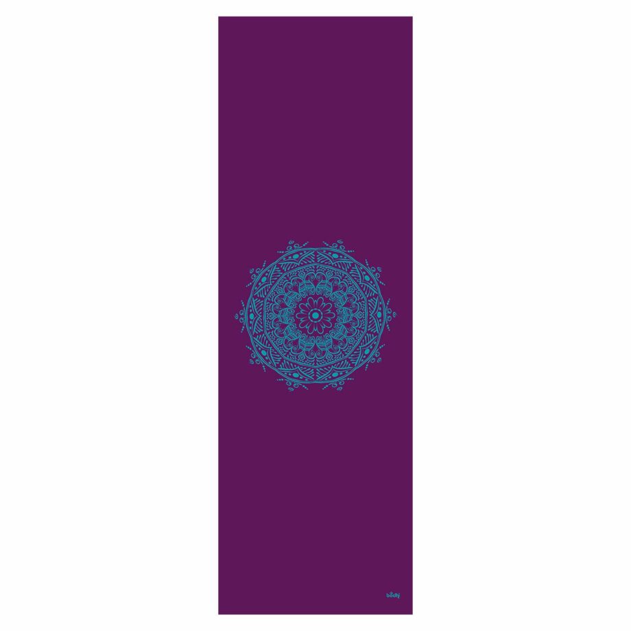 tapis de yoga mandala violet