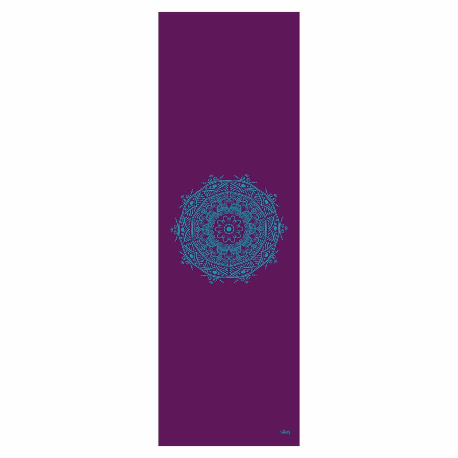 tapis de yoga mandala violet