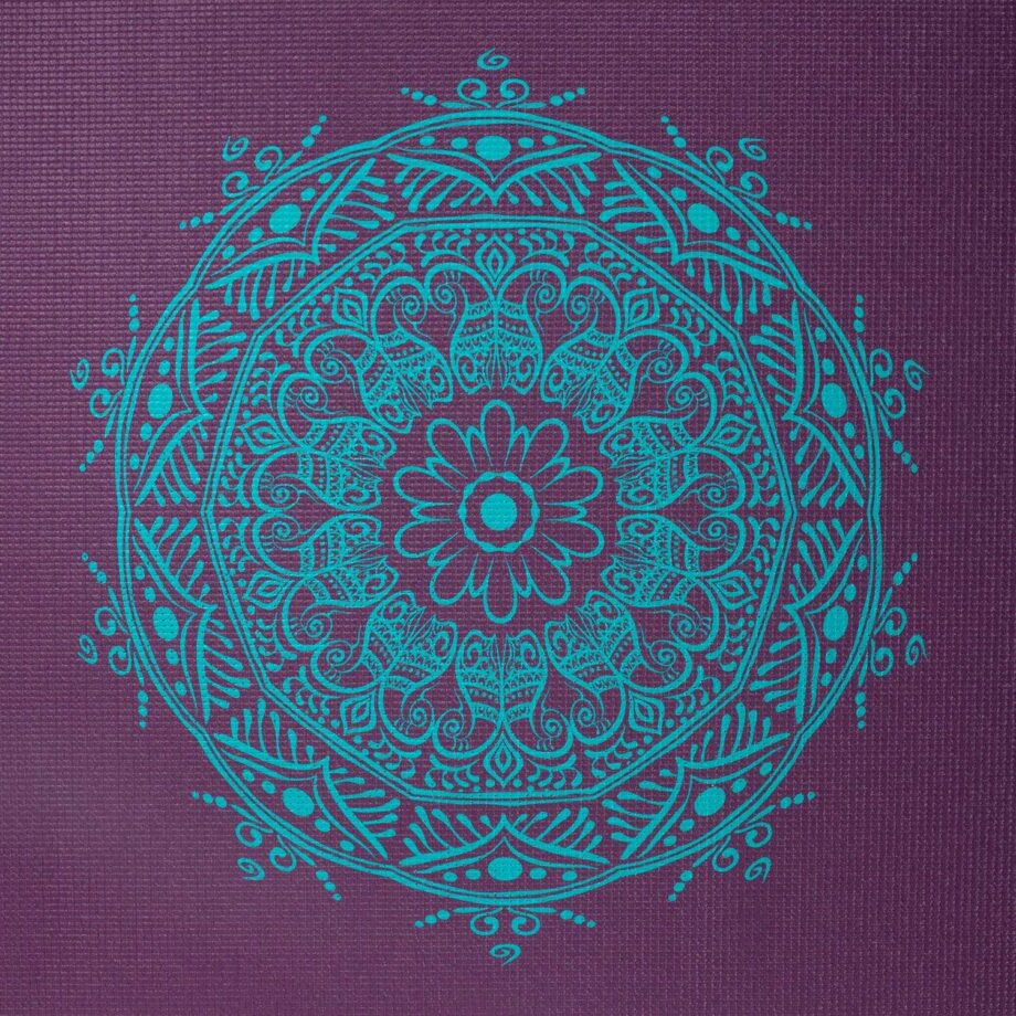tapis de yoga mandala violet