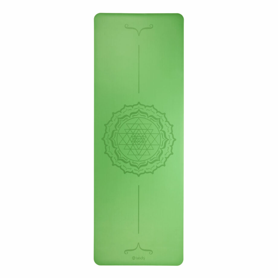 tapis de yoga phoenix mystic vert