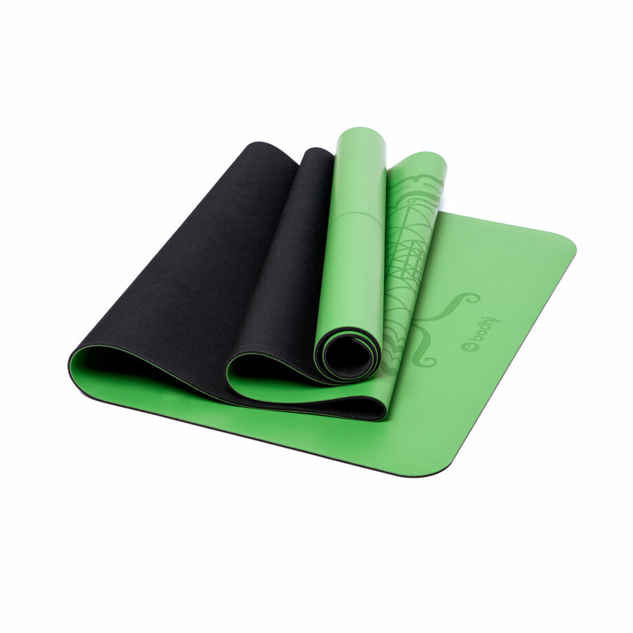 tapis de yoga phoenix mystic vert