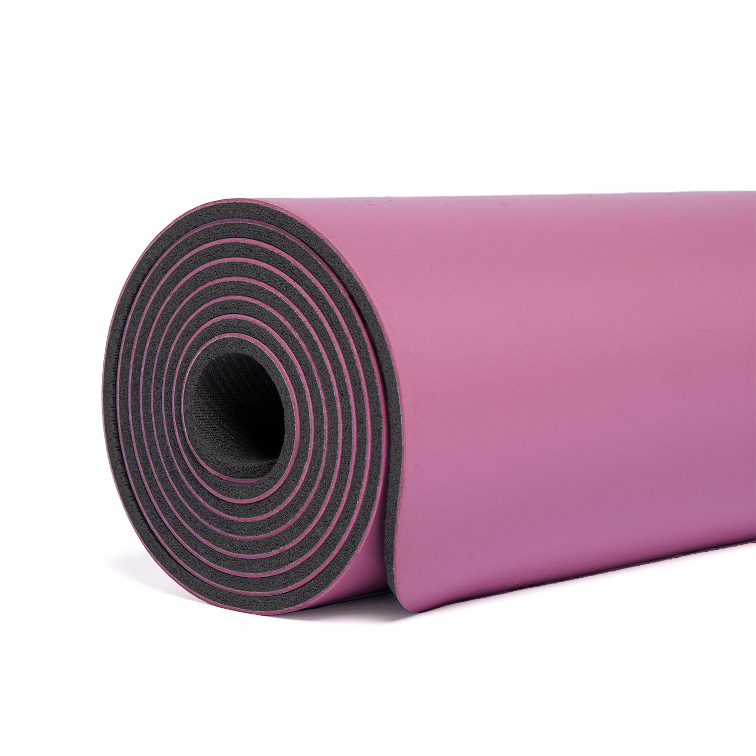 Phoenix Fitness RY1547 Exercice NBR Fitness Tapis de Yoga - Tapis de Sol  Double Face Antidérapant Haute Densité avec Sangle de Transport, Rose, 185  x 61 cm - 15 mm d'épaisseur 