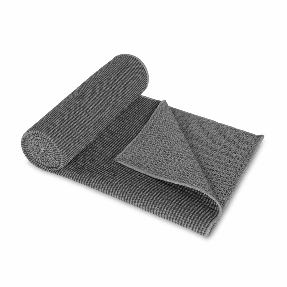 tapis de yoga serviette yatra anthracite