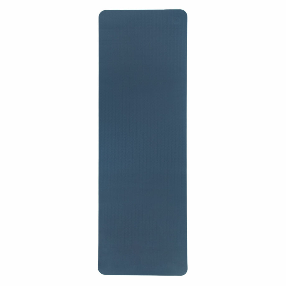 tapis de yoga lotus pro bleu